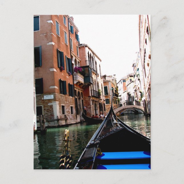 Postal Calles de Venecia (Anverso)