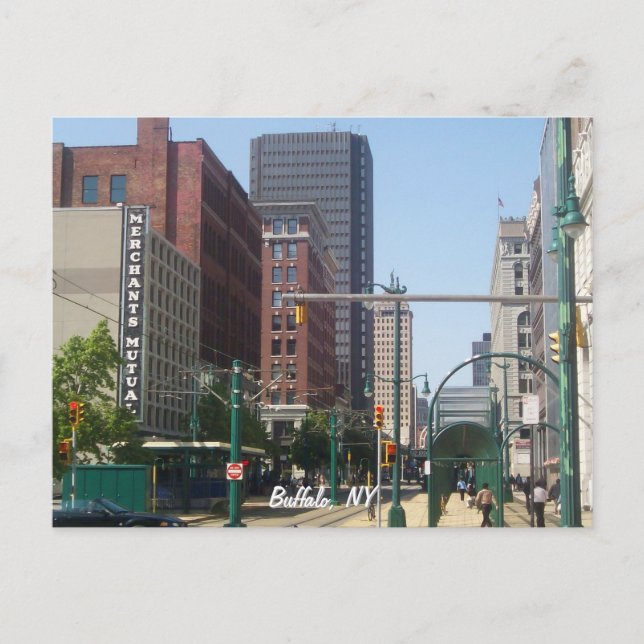 Postal Calles principal y de cisne (Anverso)