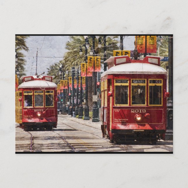 Postal Calles Red NOLA (Anverso)