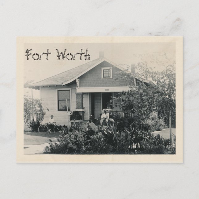 Postal Callie's Bed & Breakfast, Fort Worth, Texas (Anverso)