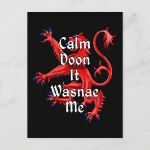 Postal Calm Doon It Me Fue Gracioso Escocia