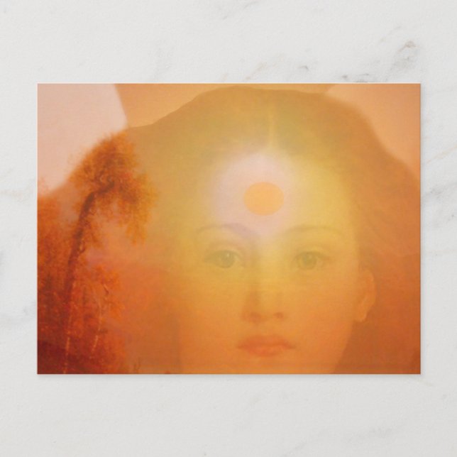 Postal Calor de un ángel (Anverso)