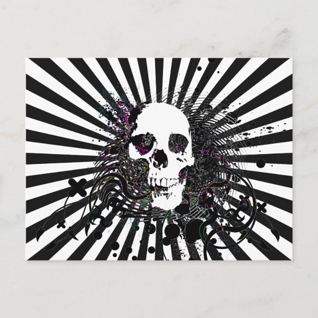 Postal calumnia. flechas retorcidas. (Anverso)
