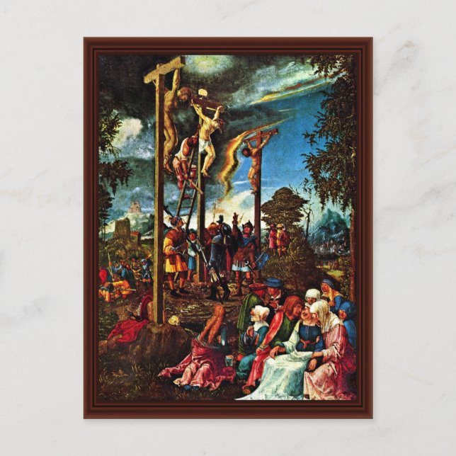Postal Calvario Por Altdorfer, Albrecht (Anverso)