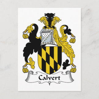 Postal Calvert Family Crest