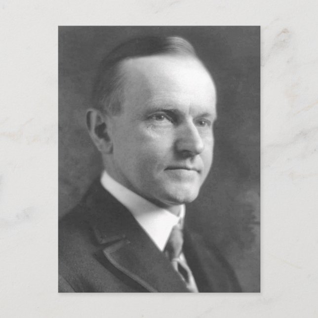 Postal Calvin Coolidge (Anverso)