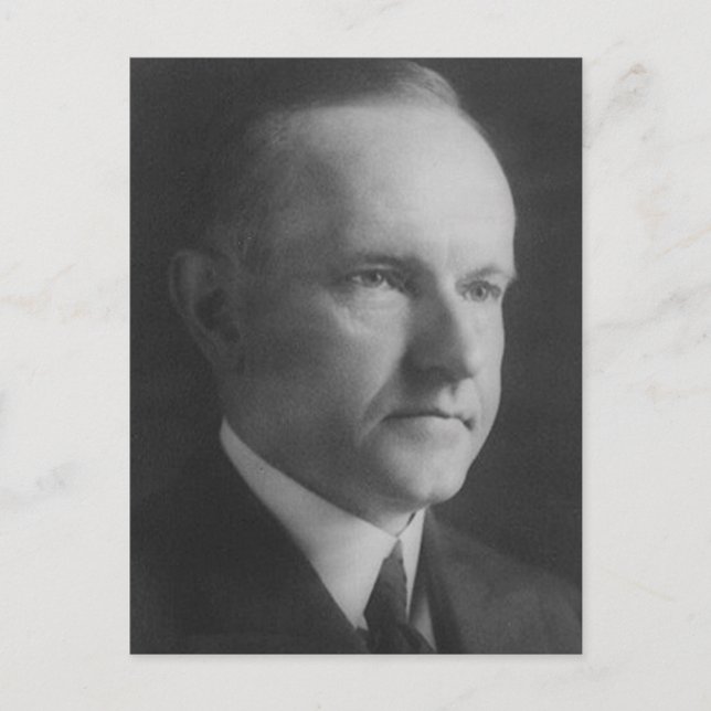 Postal Calvin Coolidge (Anverso)
