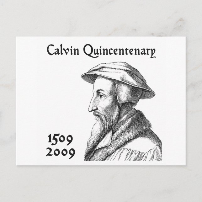Postal Calvin Quincentenario (Anverso)