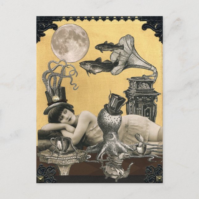 Postal Calypso Steampunk (Anverso)