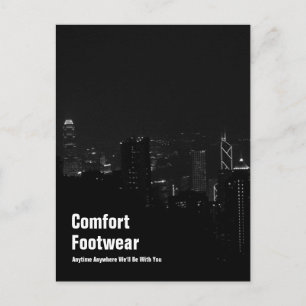 Postal Calzado de confort en Hong Kong Night View