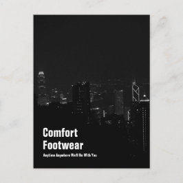 Postal Calzado de confort en Hong Kong Night View