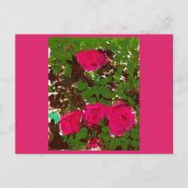 Postal Cama de Rosas 