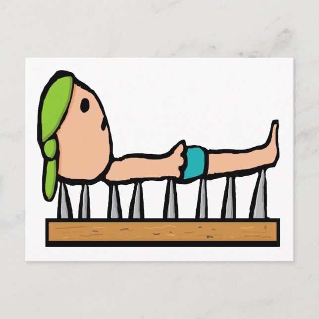 Postal Cama De Uñas (Anverso)