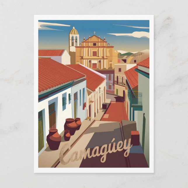 Postal Camagüey Vintage (Anverso)