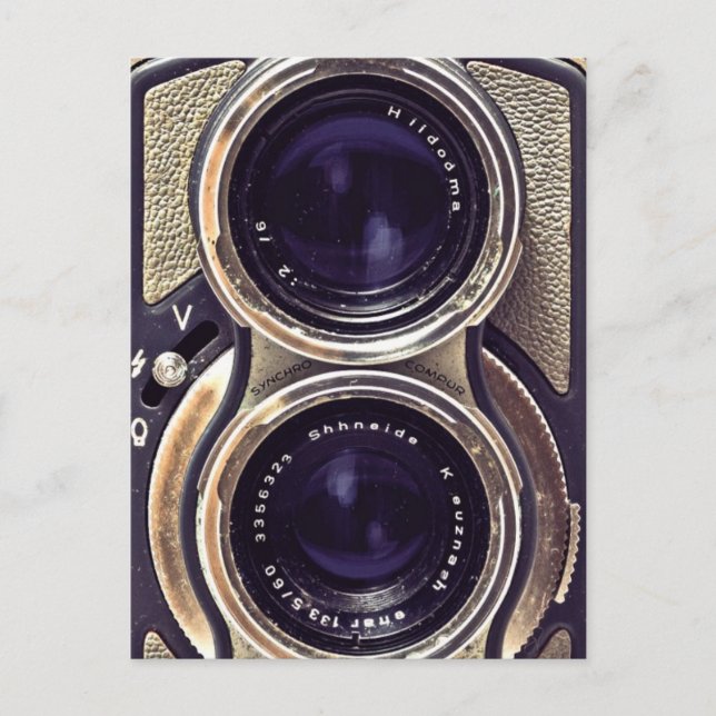 Postal Cámara anticuada (Anverso)