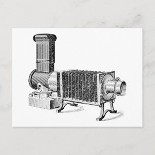 Postal Cámara antigua vintage
