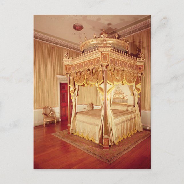 Postal Cámara de camas estatal en el parque Osterley (Anverso)