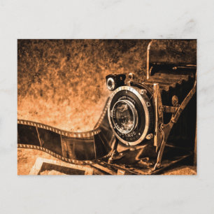 Postal Cámara de cine antigua vintage