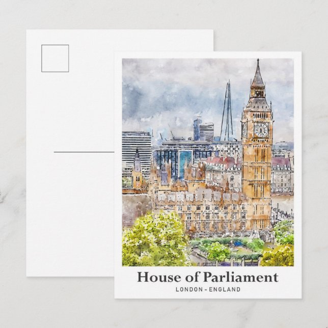Postal Cámara de Diputados de Londres (Anverso / Reverso)