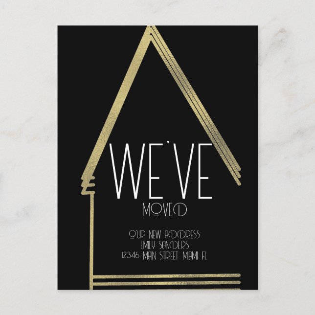 Postal Cámara de direcciones nueva y en movimiento modern (Anverso)