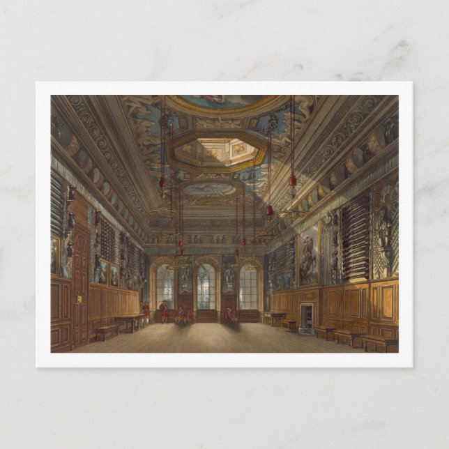 Postal Cámara de la Guardia del Rey, Castillo de Windsor, (Anverso)