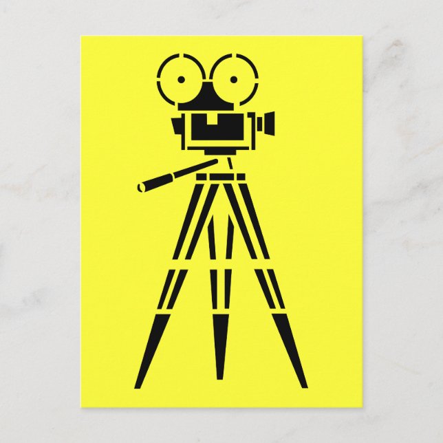 Postal Cámara de películas de películas de vídeo (Anverso)