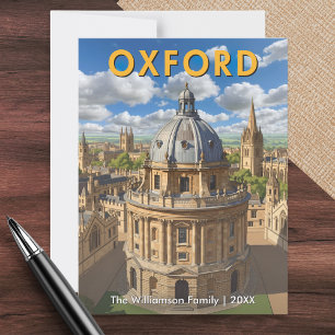 Postal Cámara de Radcliffe de Oxford personalizada