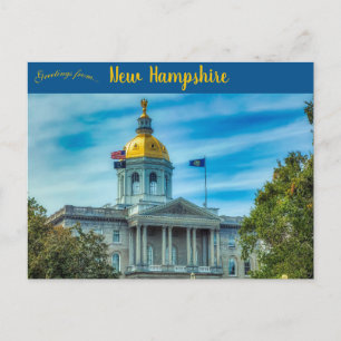 Postal Cámara de Representantes de New Hampshire Concord 