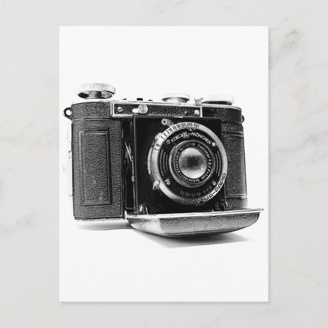 Postal Cámara de vintage (Anverso)