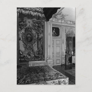 Postal Cámara del palacio de Versalles vintage Louis XV