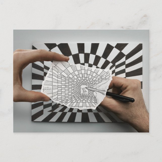 Postal Cámara Lápiz Vs - Geometría (Anverso)