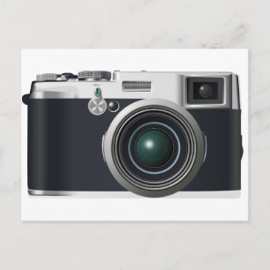 Postal Cámara negra antigua