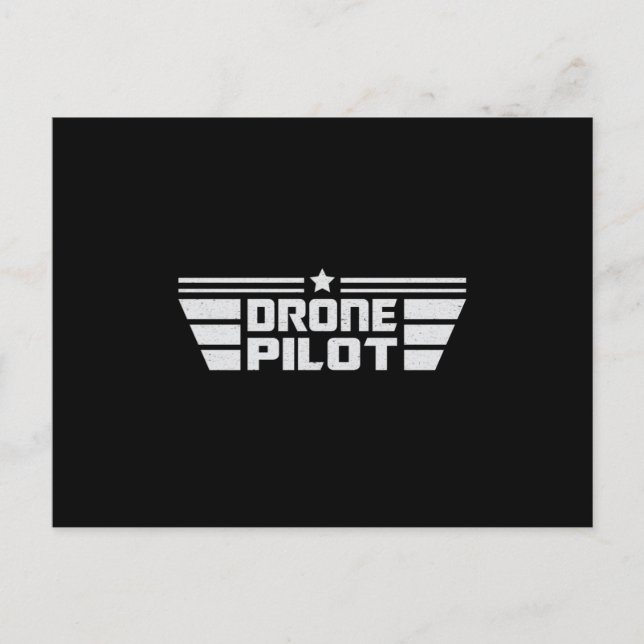 Postal Cámara piloto de drones Quadcopter FPV Drones Idea (Anverso)