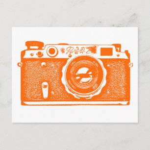 Postal Cámara rusa soviética - Naranja