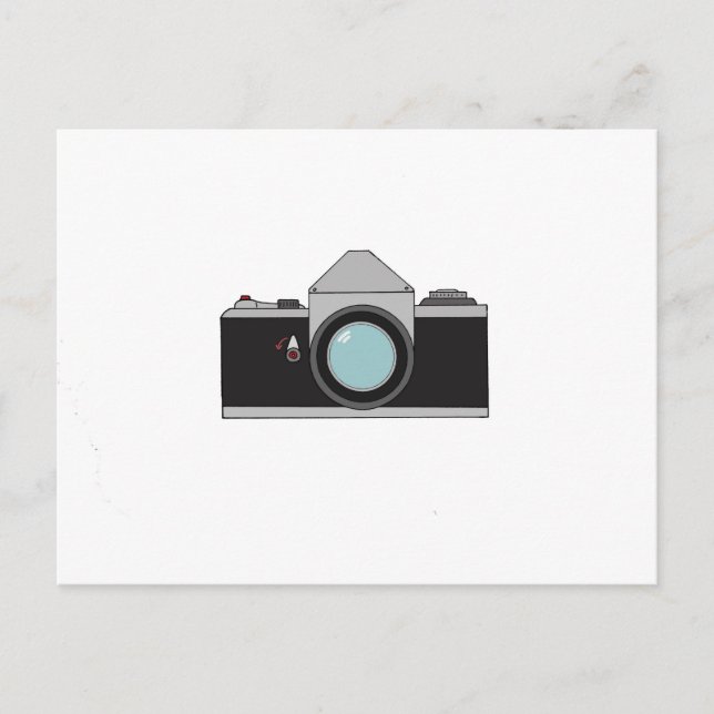 Postal Cámara SLR de película (Anverso)