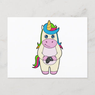 Postal Cámara Unicornio