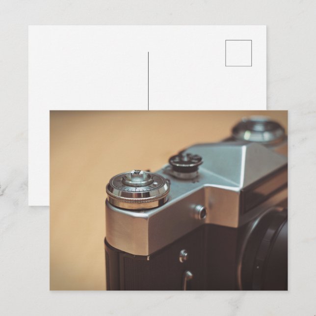 Postal Cámara vintage (Anverso / Reverso)