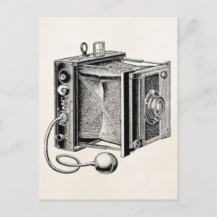 Postal Cámara vintage - Fotografía de cámaras antiguas