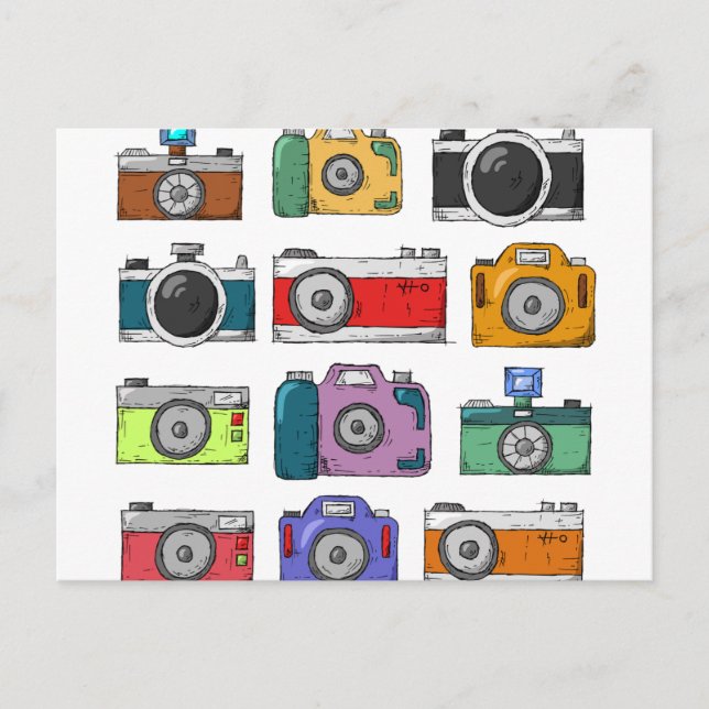 Postal Cámaras Antiguas (Anverso)