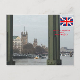 Postal Cámaras del Parlamento, Londres Reino Unido