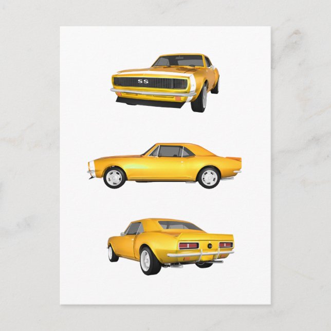 Postal Camaro SS de 1967: (Anverso)