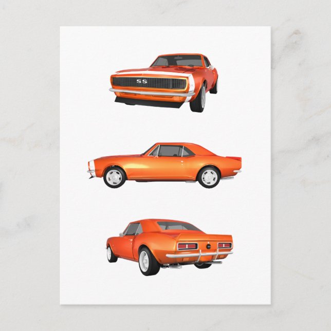 Postal Camaro SS de 1967: (Anverso)