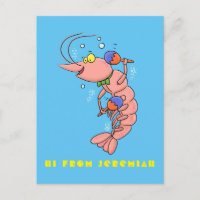 Camarón alegre, personalizado de la gamba