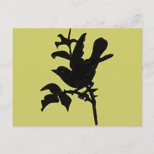 Postal Cambiar el color de fondo (Anverso)