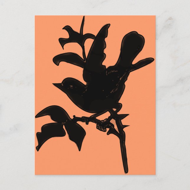 Postal Cambiar el color de fondo (Anverso)