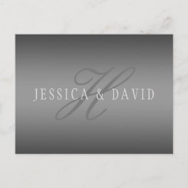 Postal Cambiar Gradualmente el degradado Gris Cualquier n