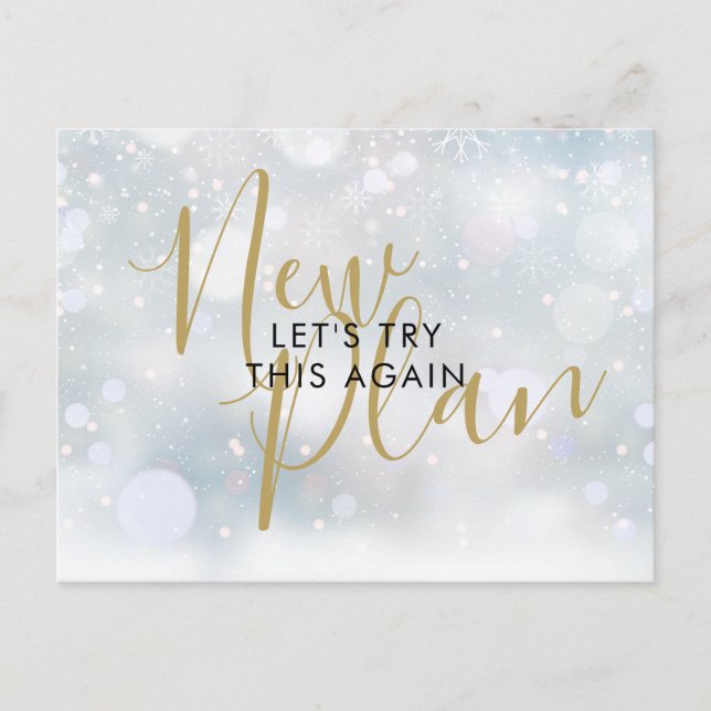 Postal Cambiar la fecha Nuevo plan Guión Cancelado Invier (Anverso)