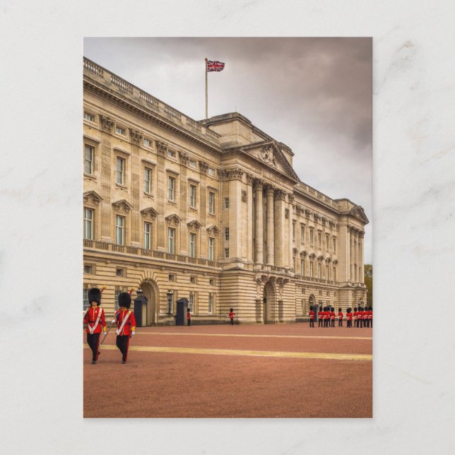 Postal Cambiar la guardia (Anverso)