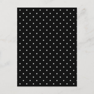 Postal Cambiar puntos de polka gris Cualquier Personaliza