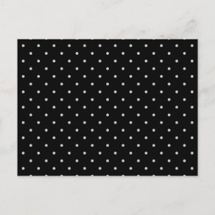 Postal Cambiar puntos de polka gris Cualquier Personaliza